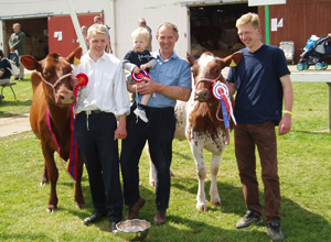 Paul, Connor, David and Richard at the Great Yorkshire Show